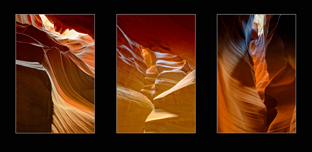 Collage Antelope Canyon