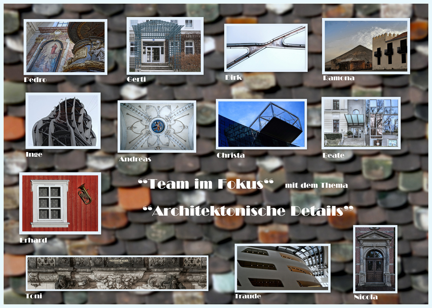 Collage "Architektonische Details"