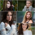 Collage Beauty Portraits