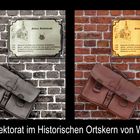 Collage Dazumal - Altes Rektorat im Hist. Ortskern von Wöhrden