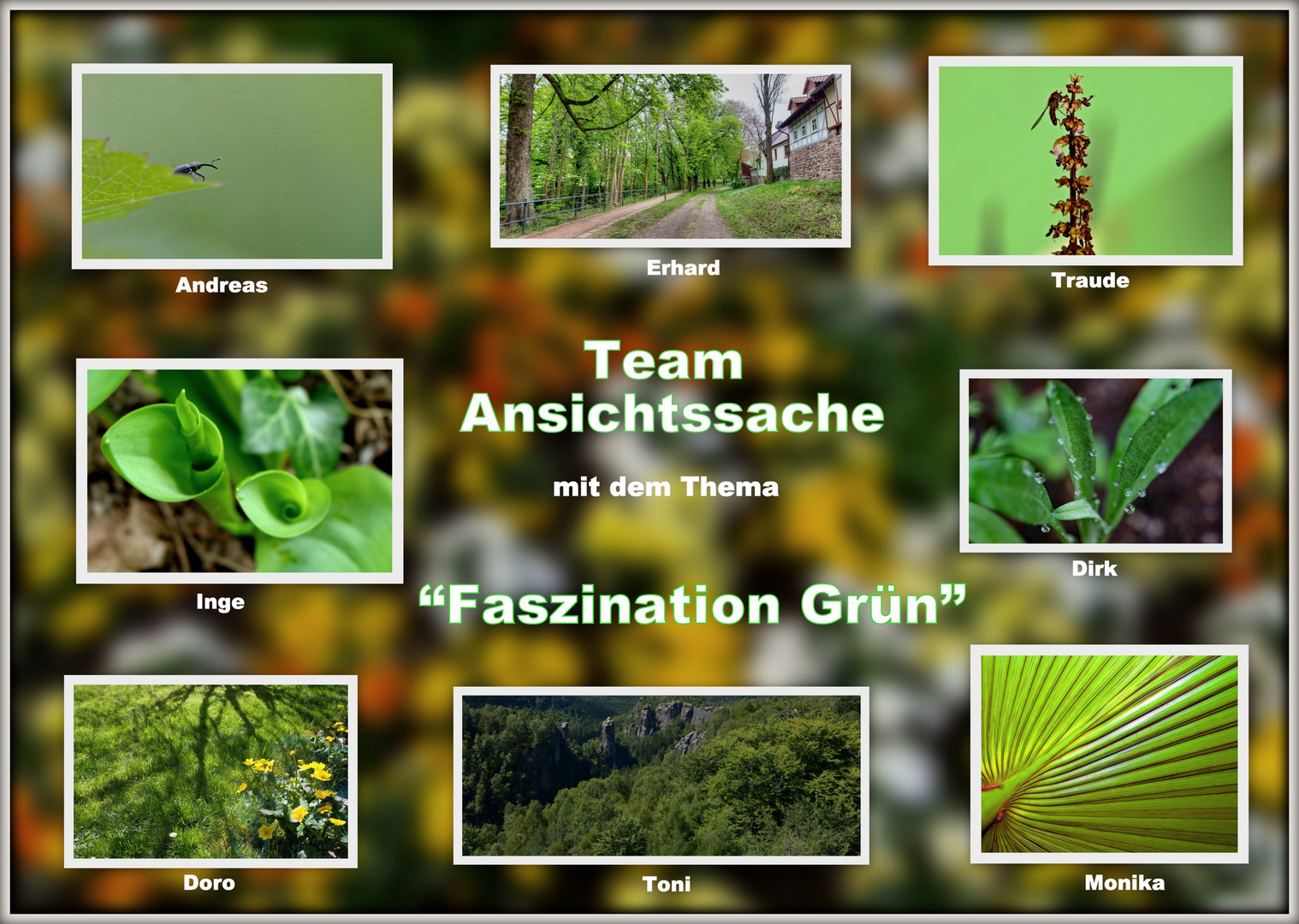 Collage "Faszination Grün"