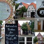 Collage : In der Altstadt von Bad Salzuflen unterwegs