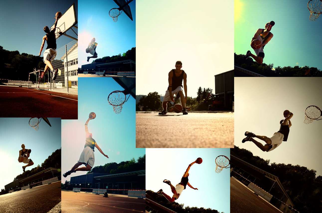 collage "jump"