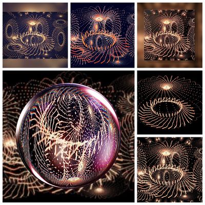 Collage Leuchterscheinungen