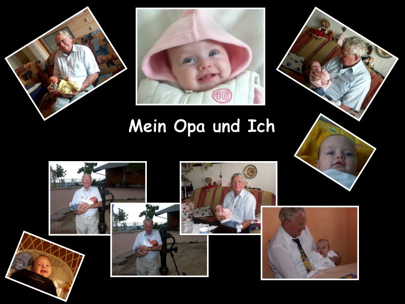 Collage - Mein Opa und Ich