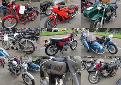 Collage mit Motorrädern