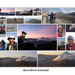 Collage Mount Bromo Java Indonesien