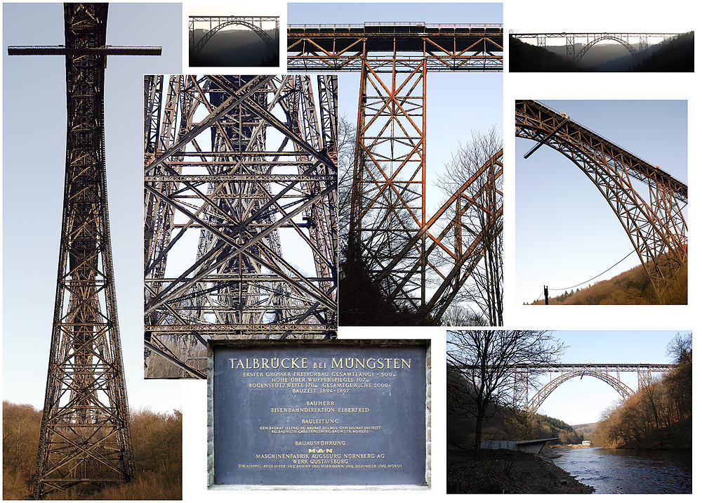 Collage Müngstener Brücke