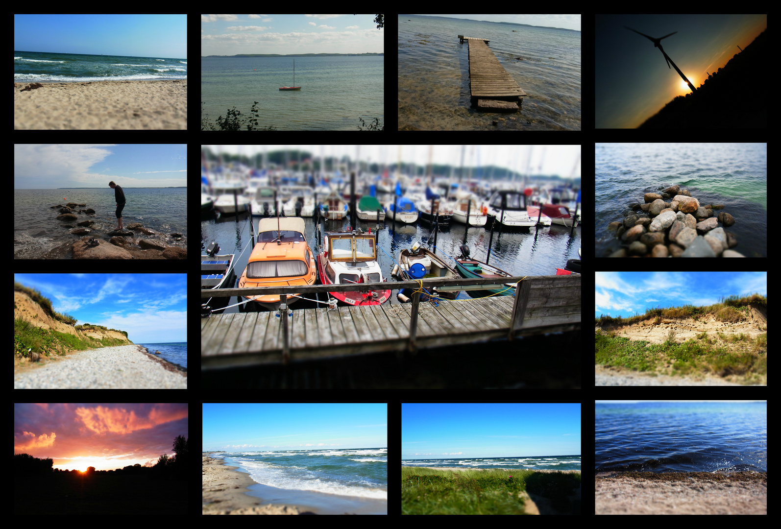 Collage Ostsee