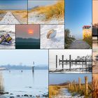 Collage Ostsee im Winter