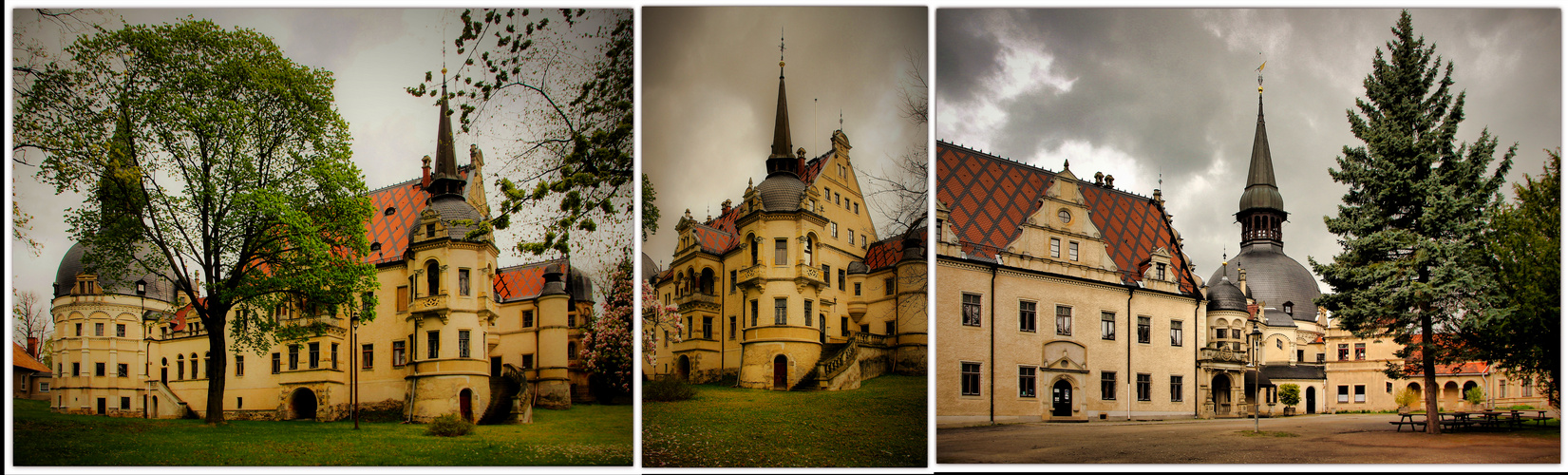 Collage Schloss Schönfeld