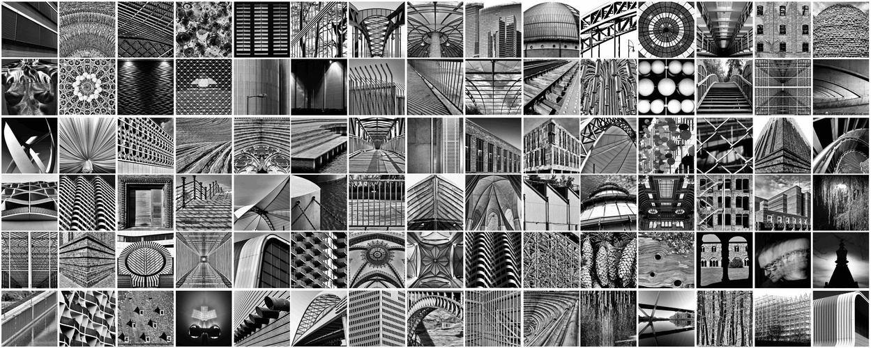 Collage Schwarzweiss Foto Bild Art Grafik Stahl Bilder Auf Fotocommunity