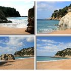 Collage "Strand bei LLorett de Mar"