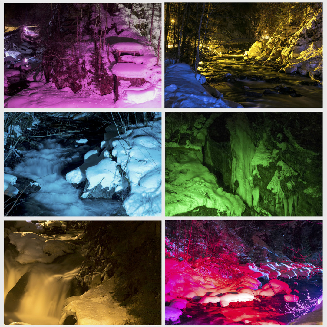 Collage Talbachklamm Schladming