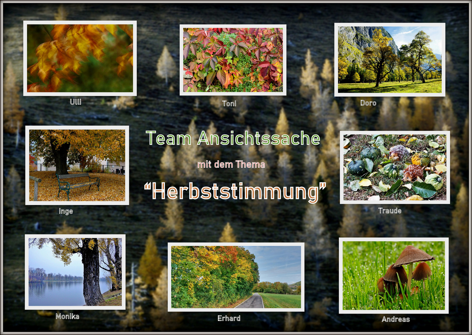 Collage Team Ansichtssache "Herbststimmung"