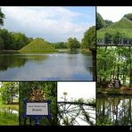 Collage vom Fuerst-Pueckler-Park, Branitz