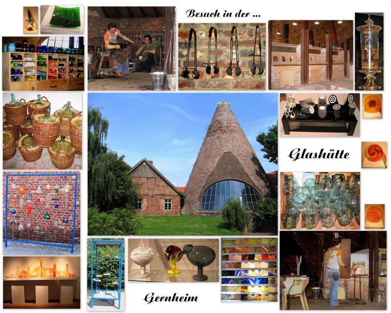 Collage von der Glashütte Gernheim