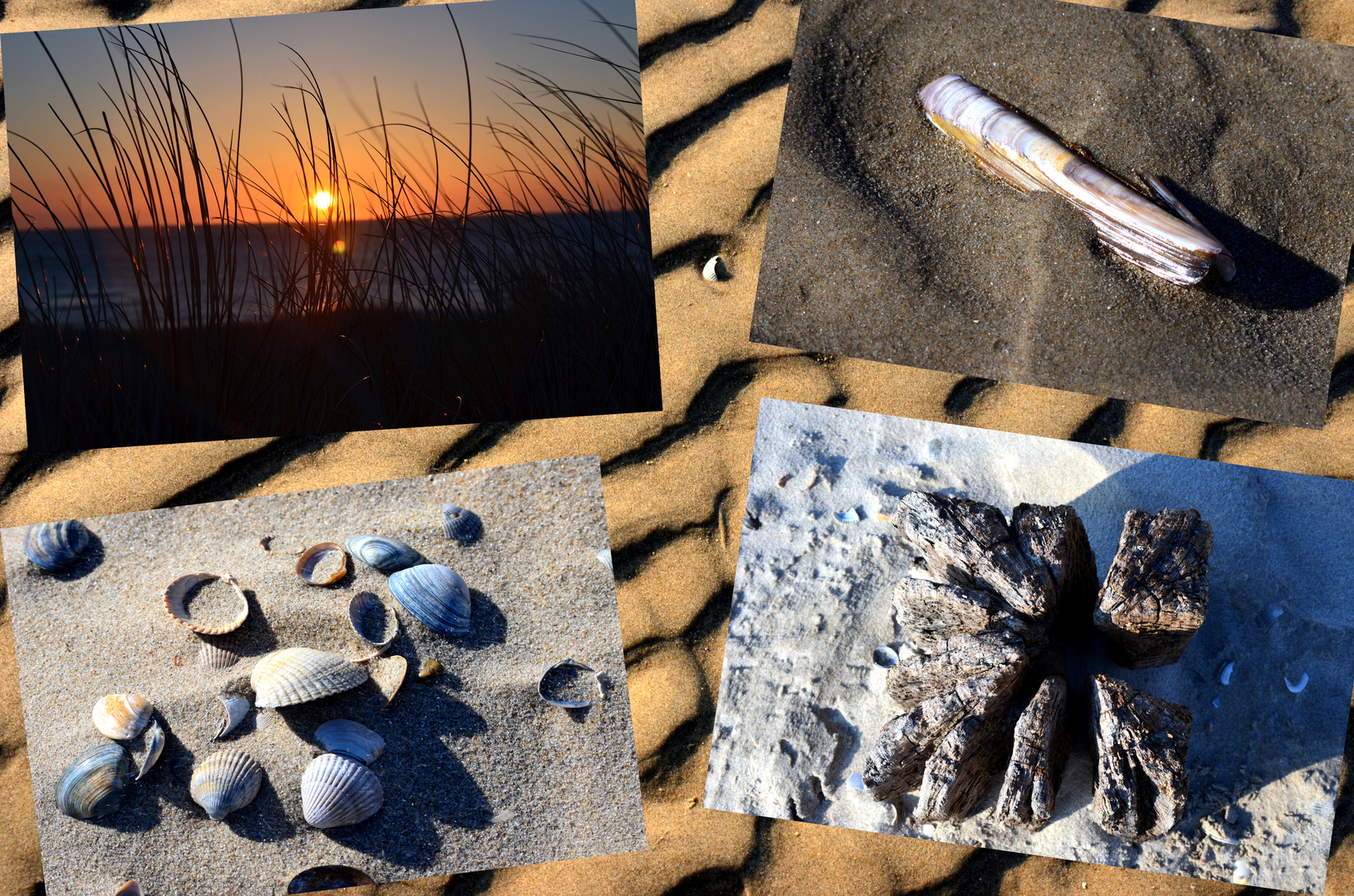 Collage von Hollands Strand