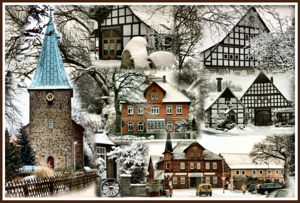 Collage Winter, Luthe