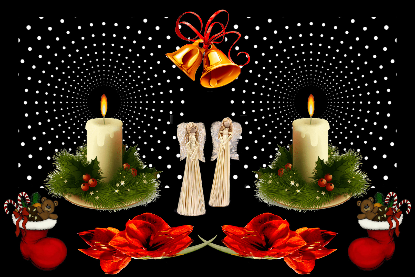 Collage zum Nikolaus am Zweiten Advent Foto &amp; Bild stillleben
