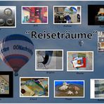 Collage zum Thema "Reiseträume"