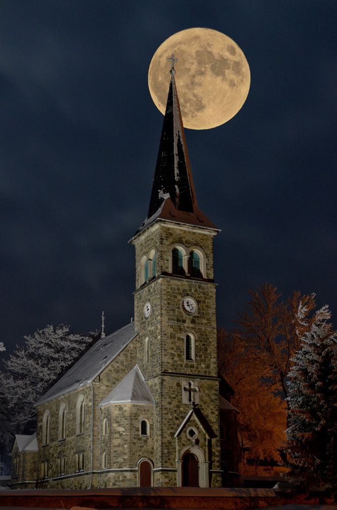 Collage_Kirche_Mond_Hermsdorf_2016