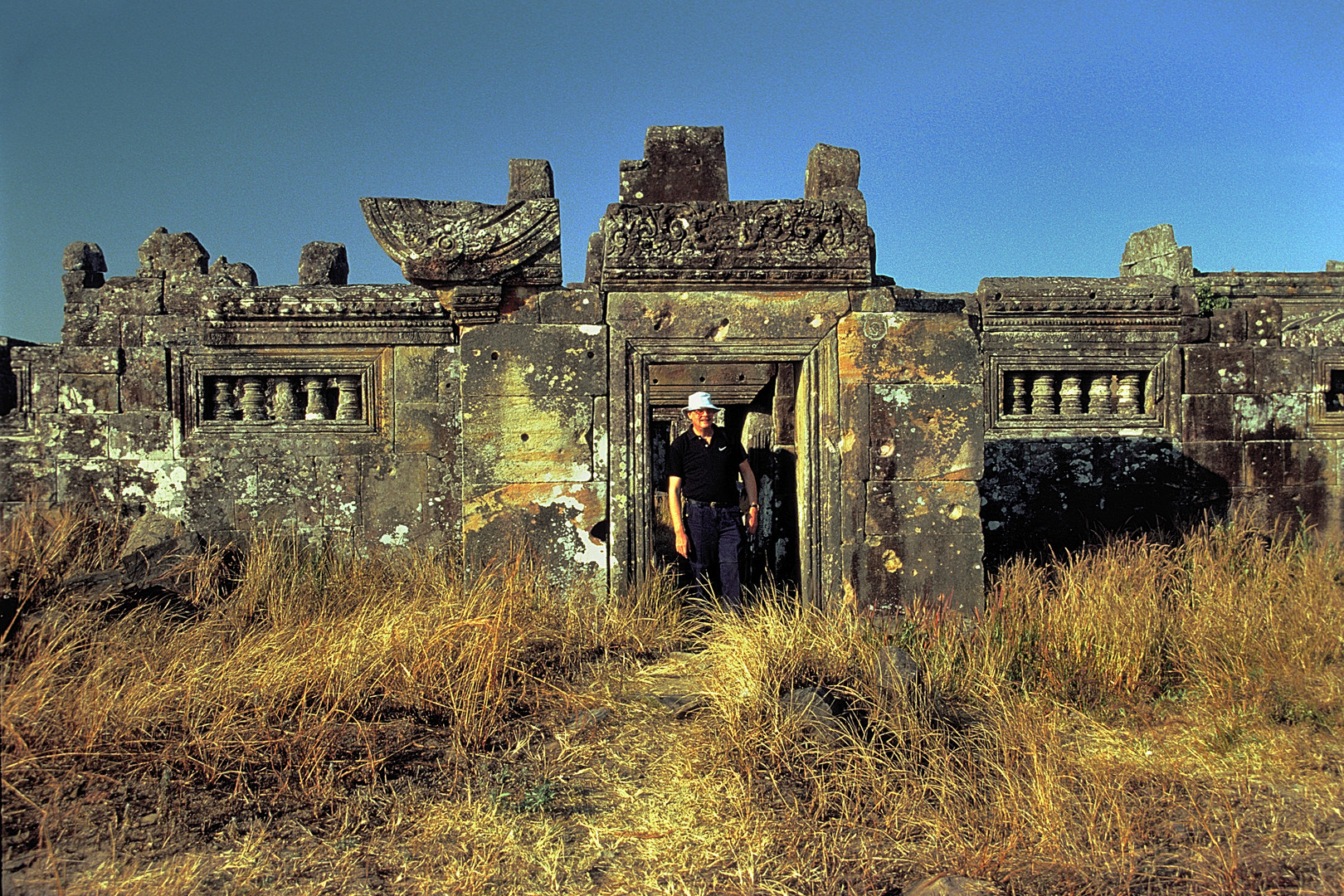 Collapsed prang and lentil at the fourth level in Prasat Preah Vihear