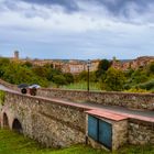 Colle di Val d'Elsa im Regen