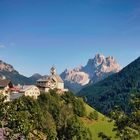 Colle Santa Lucia im Belluno mit dem Monte Pelmo.