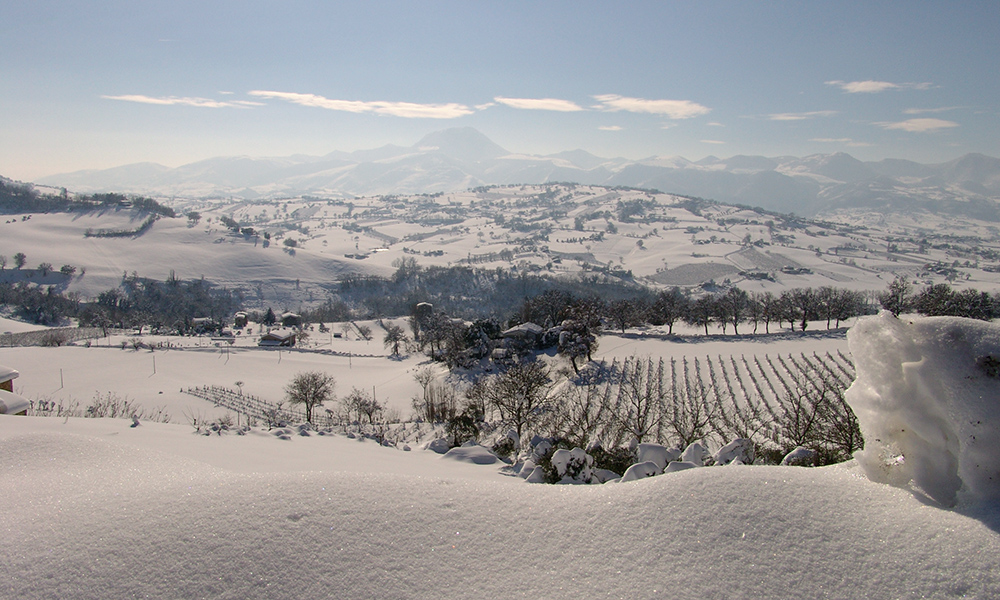 Colline innevate