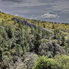 Colline provençale :lumière d'orage 