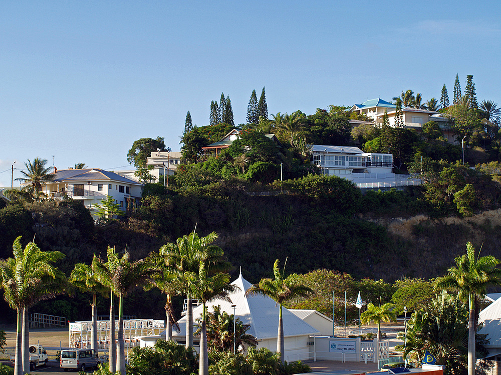 Colline résidentielle, quartier de Anse Vata, Nouméa