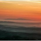 Colline toscane al tramonto