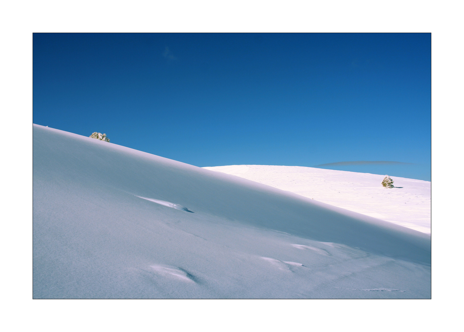 Collines de neige