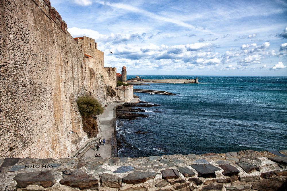 Collioure am Mittelmeer (Rousillon FR)