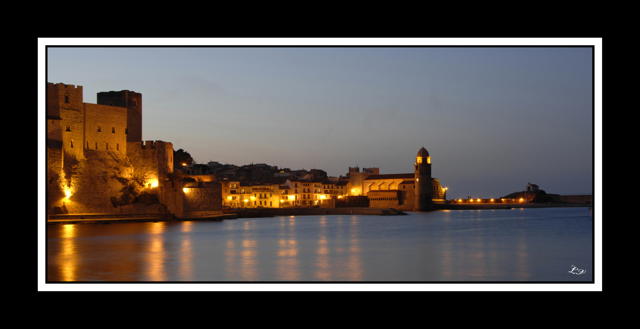 Collioure de nuit