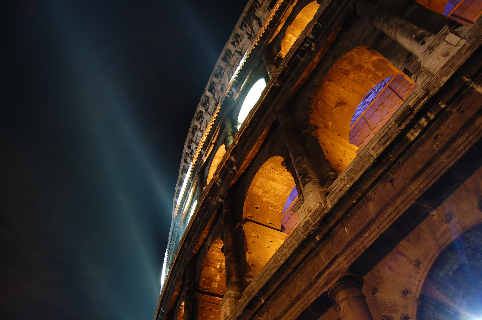 Colloseum bei Nacht - Beleuchtung