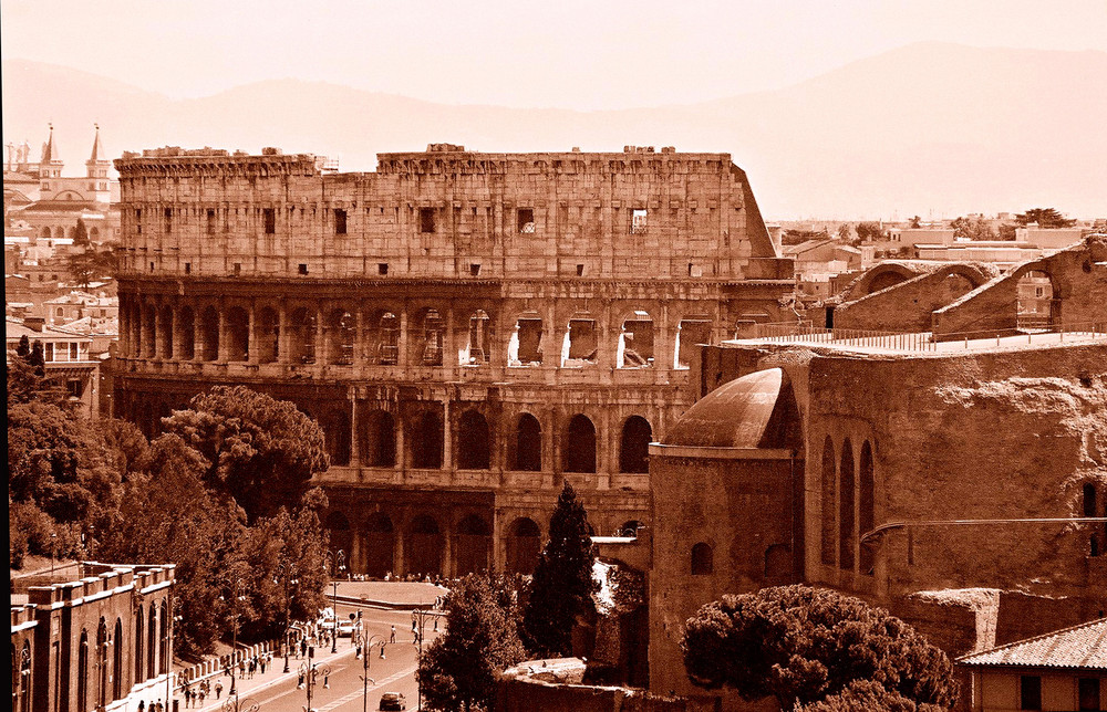 Colloseum mit der EOS500 /sw sepia