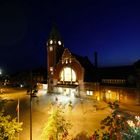 Colmar. Bahnhof bei Nacht