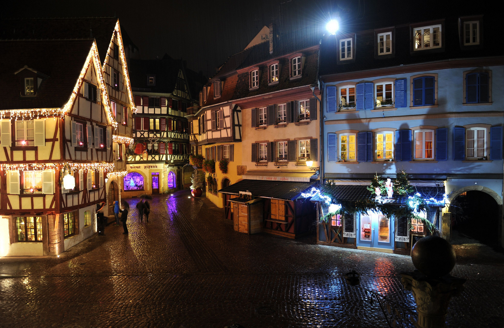 Weihnachten 2022 Colmar Colmar im Elsass bei Nacht an Weihnachten Foto & Bild world, north