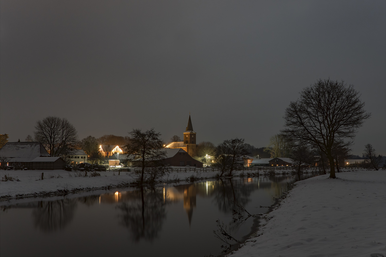 Colnade am Winterabend