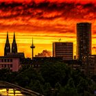 Cologne at sunset!