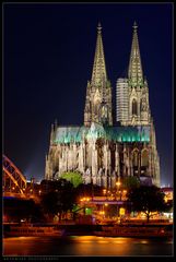 Cologne Cathedral by night ...