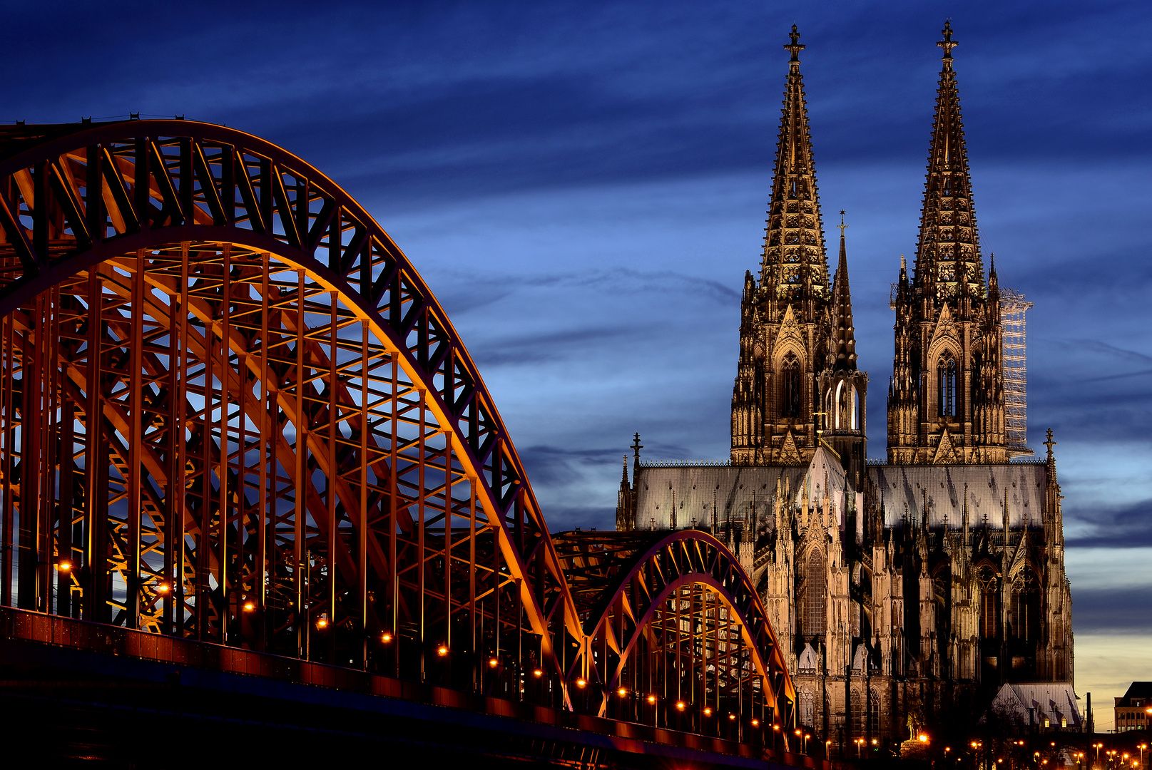 Cologne Cathedral during Blue Hour