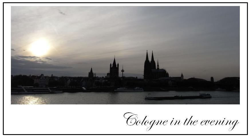 Cologne in the evening