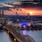 Cologne sunset