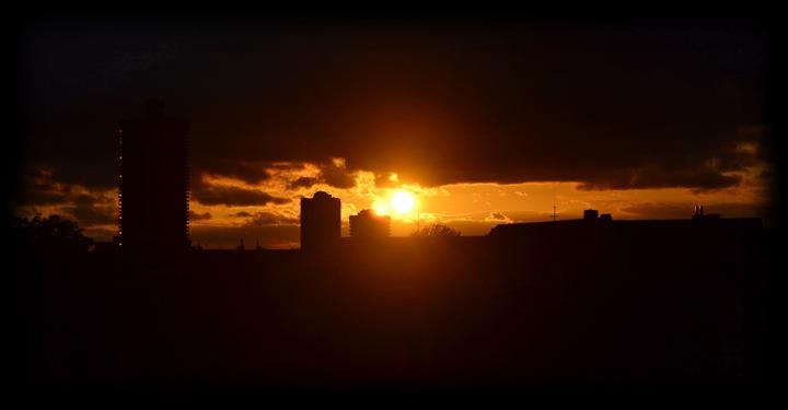 cologne sunset