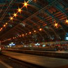 Cologne Train Station at night