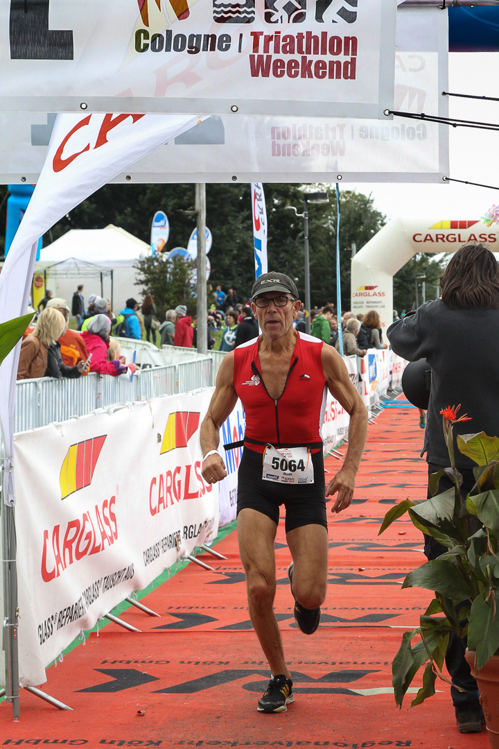 Cologne Triathlon 2015 Zieleinlauf