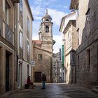 Coloquio matutino cerca de La Iglesia de San Miguel